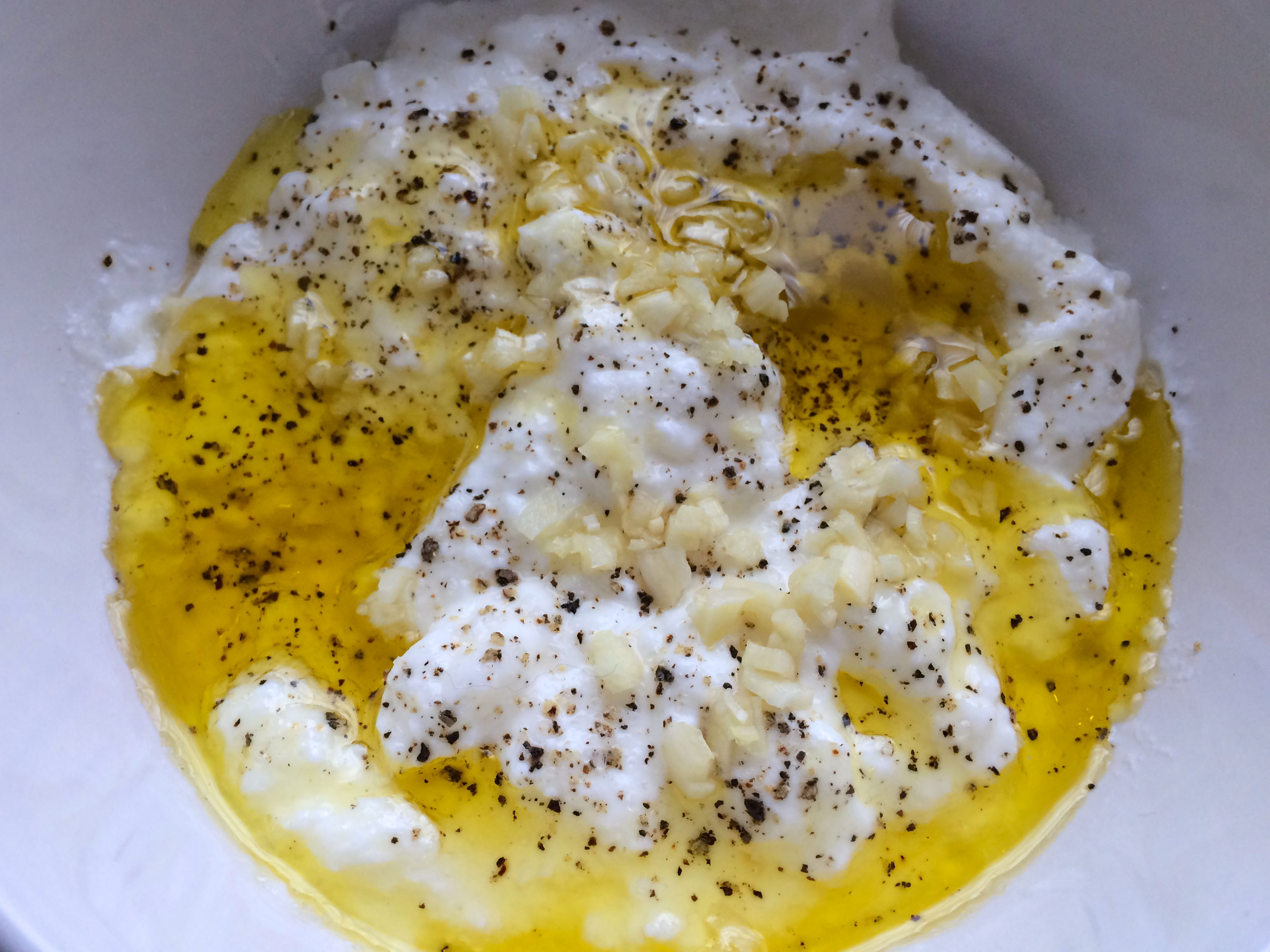 olijfolie bij yoghurt