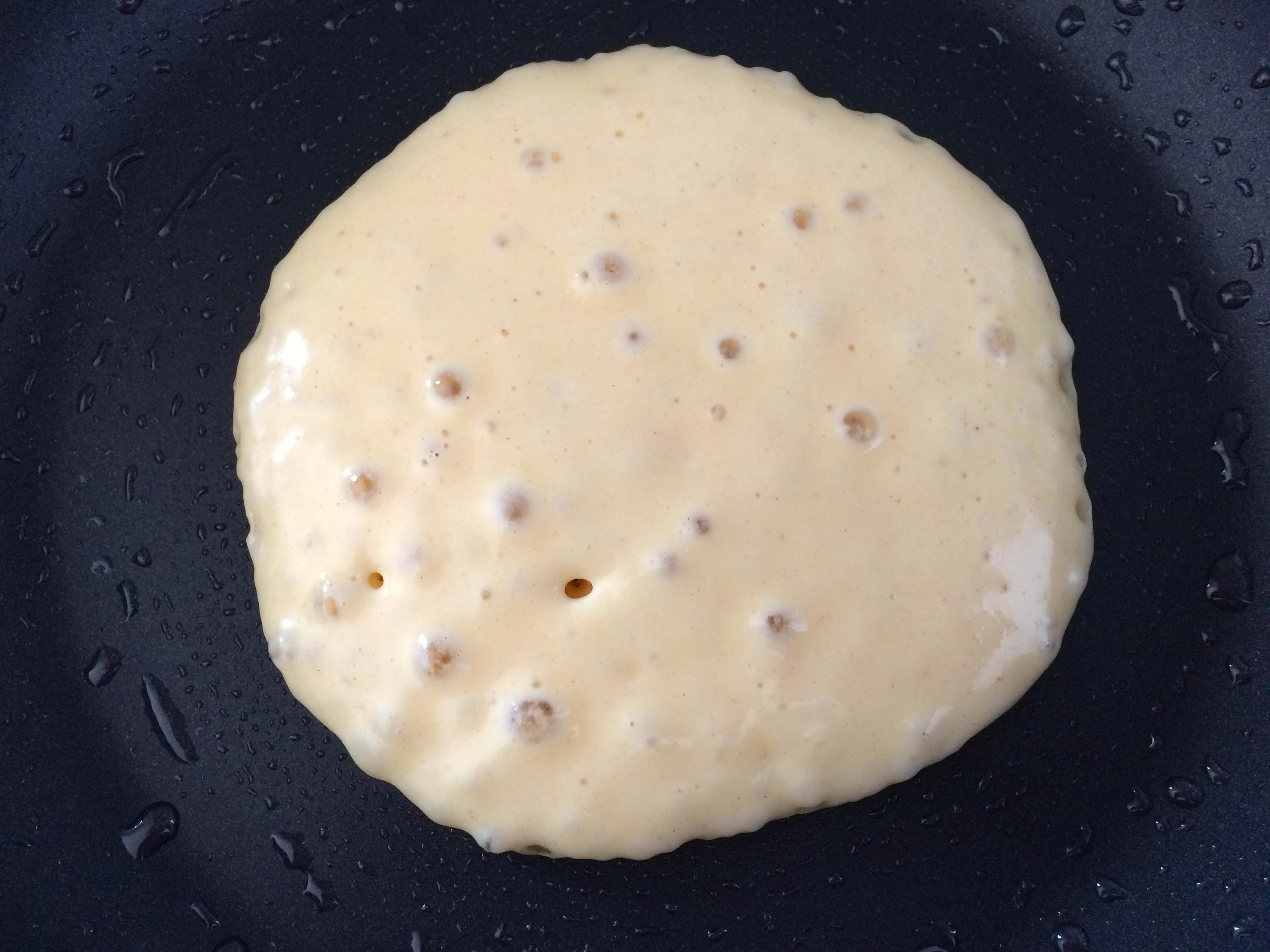 pancake in pan